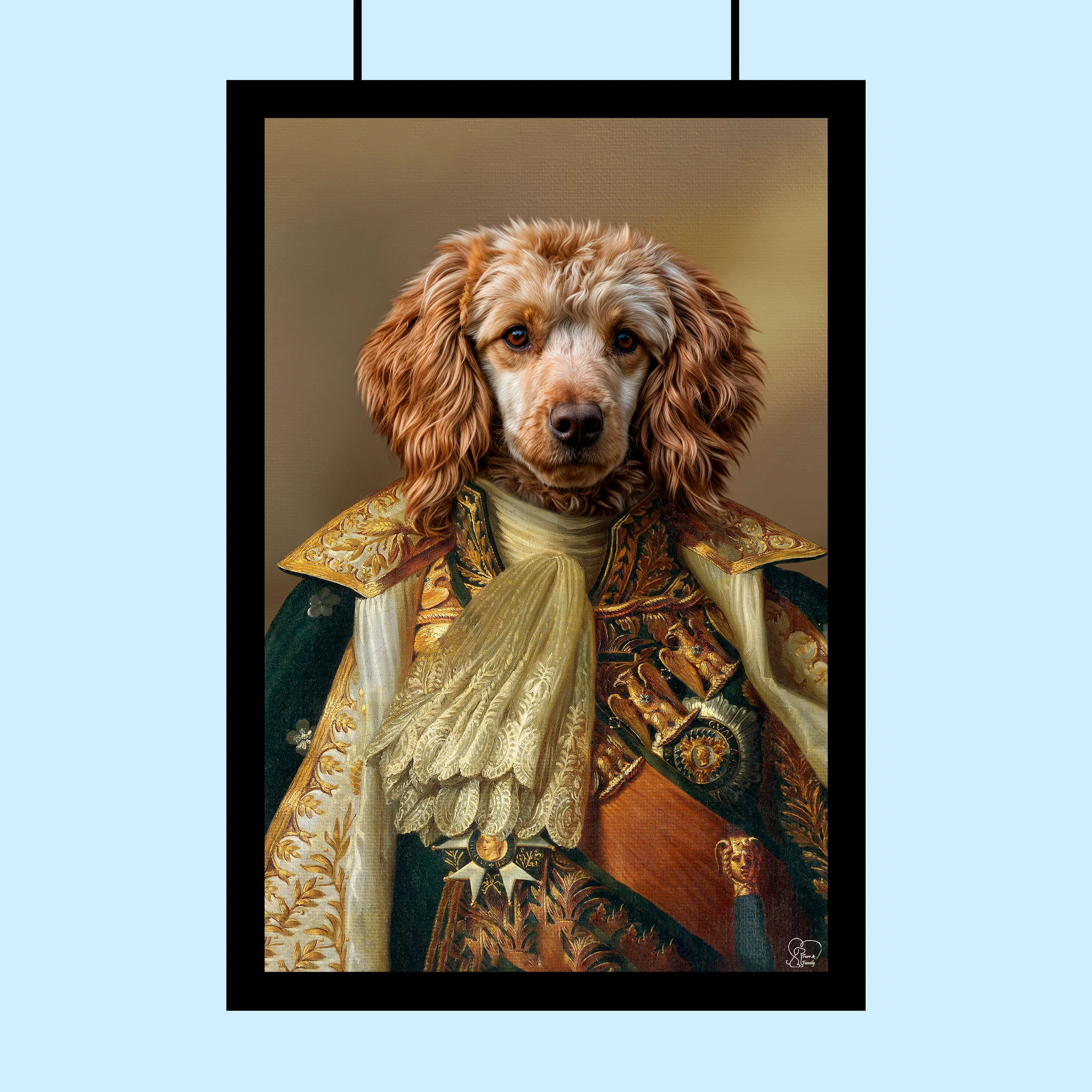 Royal Majesty Pet Portrait – Custom Pet Canvas